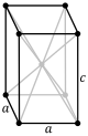 Tetragonalna, prostornocentrična