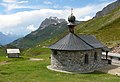 Kapelle auf der Passhöhe des Klausenpasses, Schweiz