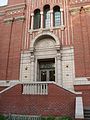 Front view of Gilbert Hall (originally the School of Commerce), on the University of Oregon campus in Eugene, Oregon