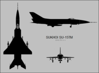 Su-15TM 三面図