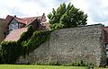 Reste der historischen Stadtmauer aus dem 15. Jh. am Neustadtmühlengraben bei der Echternstraße/Gieselerwall