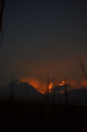 Sprague Fire, le 31 août 2017 à 22h37