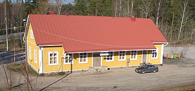 Gare ferroviaire d'Uusikaupunki.