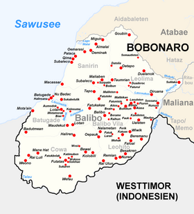 Sub-district, suco and town of Balibo