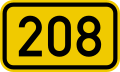 File:Bundesstraße 208 number.svg