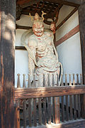 Agyō Niō at the Central Gate of Hōryū-ji