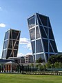 Puerta de Europa John Burgee Madrid, Espagne