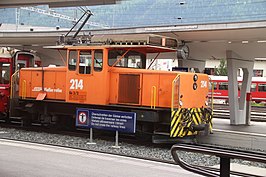 RhB Ge 3/3 214 te Sankt Moritz