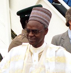 Shehu Shagari vuonna 1980.