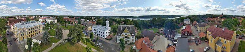 Panoraam Viljandi raekoja ümbrusest