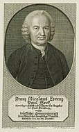 Franz Nicolaus Lorenz Paul Beck, Kupferstich von Johann Christian Gottfried Fritzsch nach Ernst Heinrich Abel (1773)