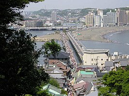 Zicht op Fujisawa