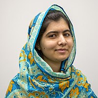 Deltagarpris: En bild på Malala Yousafzai.