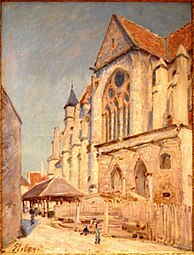 L'Église de Moret (1894) Avignon, musée Calvet.