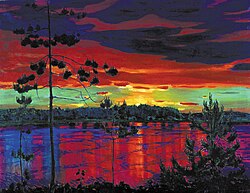 Sunset by [[]] (1917).