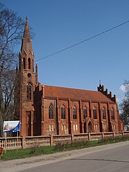 Die evangelische Kirche in Heinrichswalde (Slawsk) im Jahre 2011