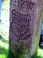 Boundary stone on Kniebis mountain, Black Forrest