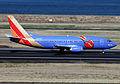 Boeing 737-300 N647SW in old livery.