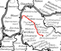 Streckenkarte Mosel–Ortmannsdorf