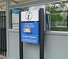 PRIDE Talking Box panel at East Camberwell station, July 2005