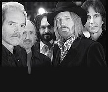 Mudcrutch in 2008; from left to right: Benmont Tench, Randall Marsh, Mike Campbell, Tom Petty and Tom Leadon