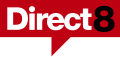 Ancien logo de Direct 8 du 16 décembre 2006 au 1er juillet 2007.