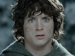 Zsákos Frodó Peter Jackson A Gyűrűk Ura filmtrilógiájában (Elijah Wood)