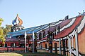 Friedensreich Hundertwasser, regebaogsjpiraalhoes in Sint Gerlach