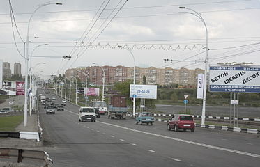 Дорога, соединяющая новую и старую части Волгодонска